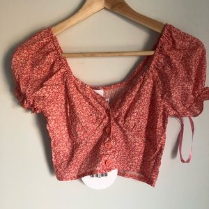 brand new pink princess polly top